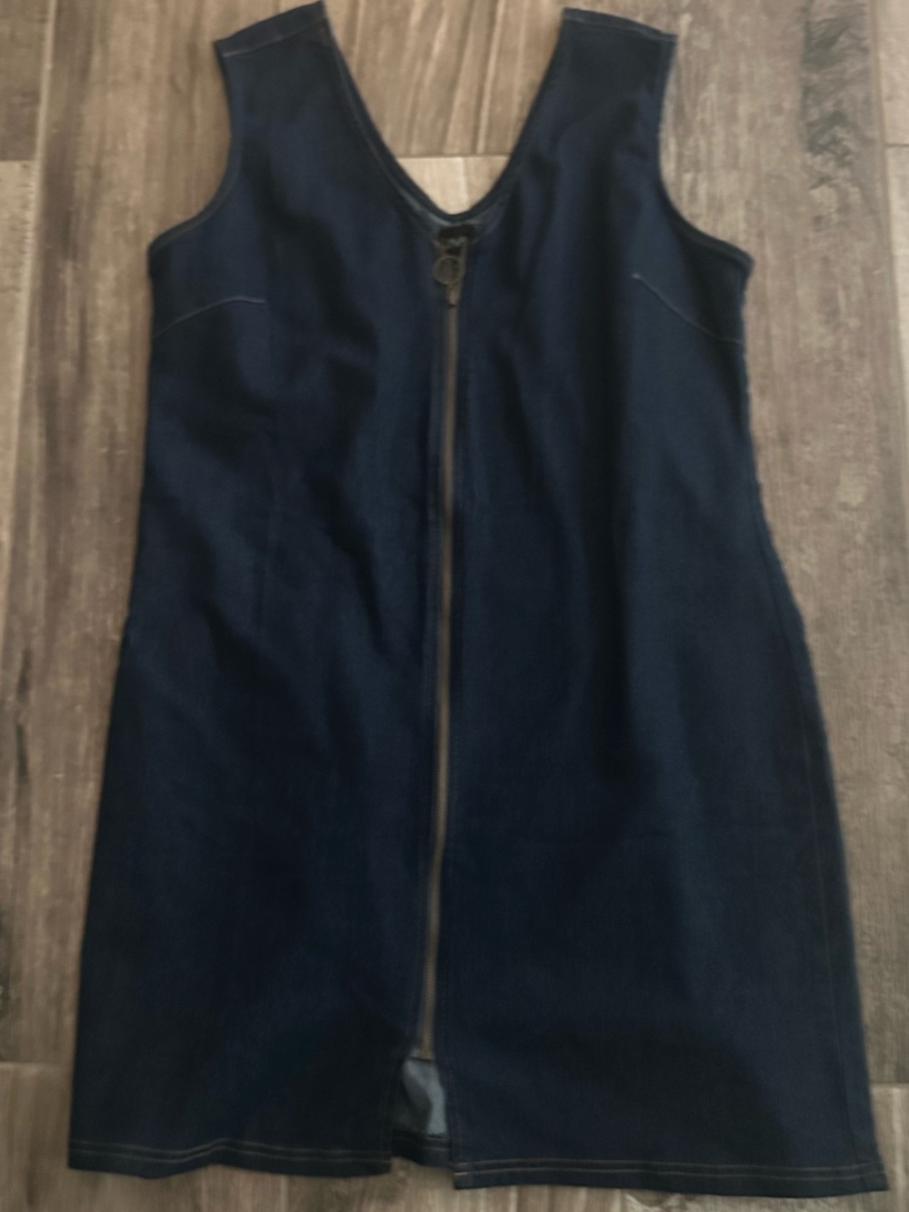 Chesley Denim Dress in Deep Blue